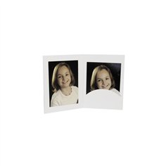 1x100 Daiber cartelline portaf. con Passepart. 13x18cm bian.opa. 2