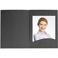 1x100 Daiber cartelline portaf. Profi-Line  fino 7x10cm nero