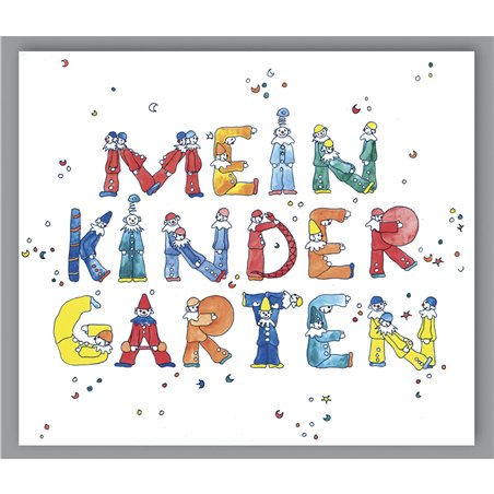 1x25 Daiber  Clowns-mein Kindergarten  cartellina portaf.