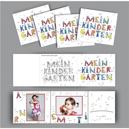 1x25 Daiber  Clowns-mein Kindergarten  cartellina portaf.