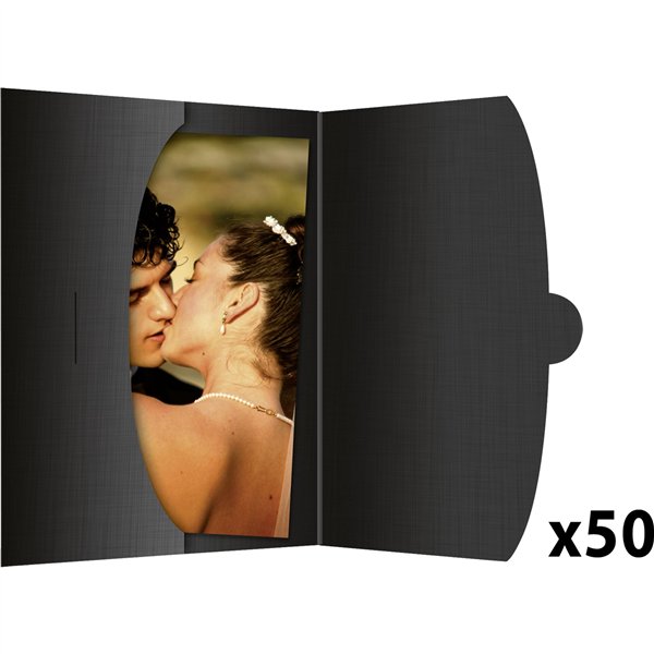 1x50 Daiber busta protezione fino 15x20cm nero