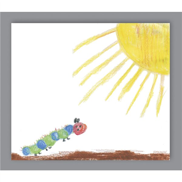 1x25 Daiber bruco/farfalla 13x18cm cartell. portaf. bambini