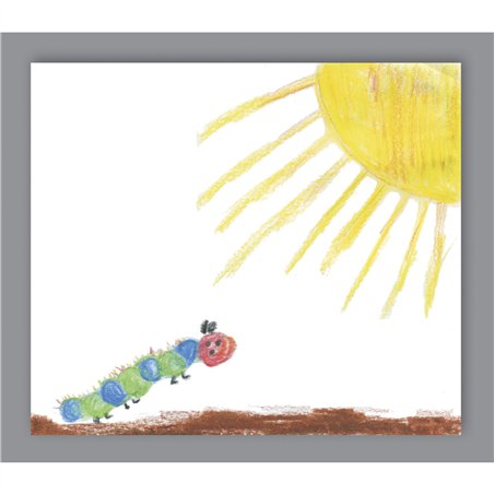 1x25 Daiber bruco/farfalla 13x18cm cartell. portaf. bambini