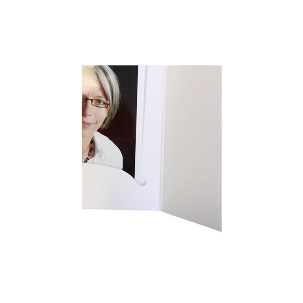 1x100 Daiber cartelline portaf. Opti-Line  fino a 5x7cm bianco