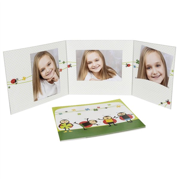 1x25 Daiber  Coccinella  13x18cm cartelline portafoto bamb. 13308