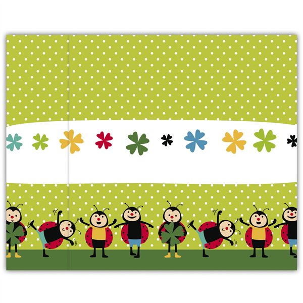 1x25 Daiber  Coccinella  13x18cm cartelline portafoto bamb. 13308