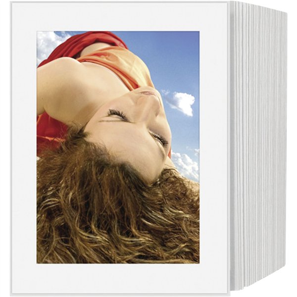 1x125 Daiber passepartouts 15x20cm Chromolux bianco, neutro