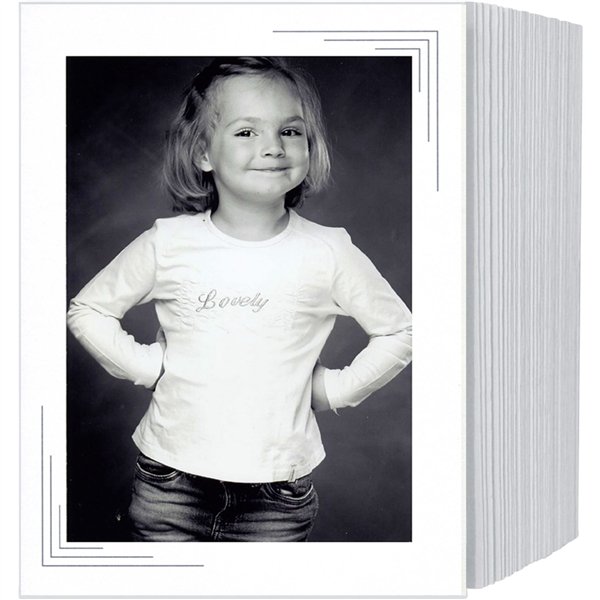 1x125 Daiber passepartouts 13x18cm bianco /3 angoli  20113