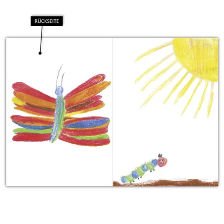 1x10 Daiber cartellina c. alette per formato mass.  18x25cm 13411