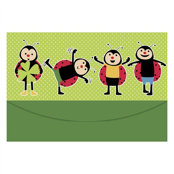 1x25 Daiber cartellina coccinelle per max. 15x20cm 9022