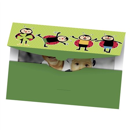 1x25 Daiber cartellina coccinelle per max. 15x20cm 9022