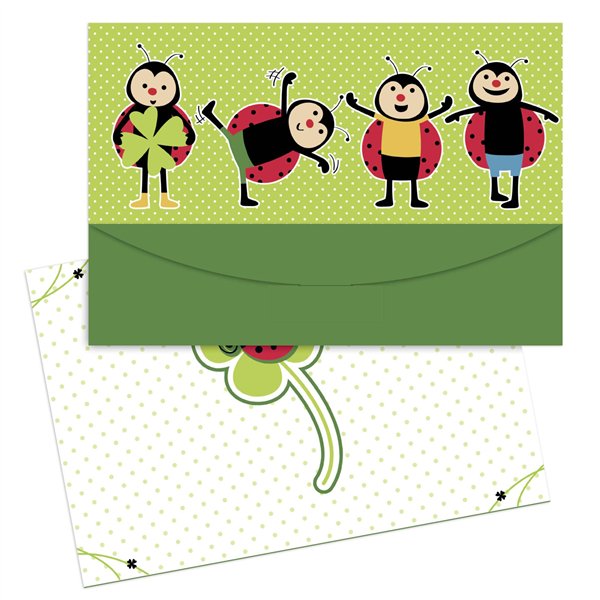 1x25 Daiber cartellina coccinelle per max. 15x20cm 9022