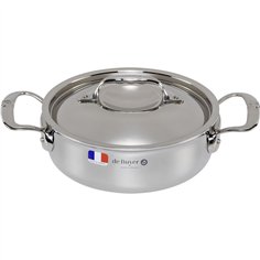 De Buyer Affinity pentola bassa con coperchio 20 cm