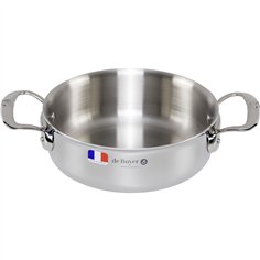 De Buyer Affinity pentola bassa con coperchio 20 cm 2