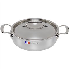 De Buyer Affinity pentola bassa con coperchio 24 cm