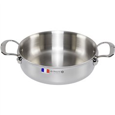 De Buyer Affinity pentola bassa con coperchio 24 cm 2