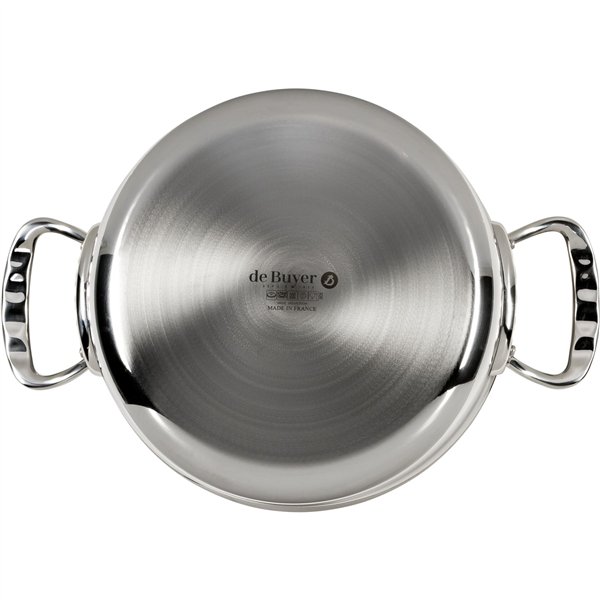 De Buyer Affinity pentola bassa con coperchio 24 cm