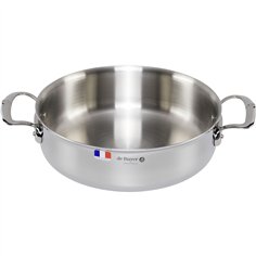 De Buyer Affinity pentola bassa con coperchio 28 cm 2