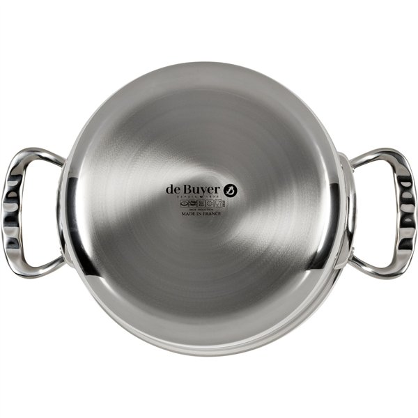 De Buyer Affinity pentola per arrosti inox con coperchio 20 cm