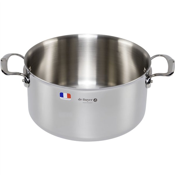De Buyer Affinity pentola per arrosti inox con coperchio 28 cm
