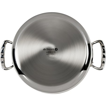 De Buyer Affinity pentola per arrosti inox con coperchio 28 cm