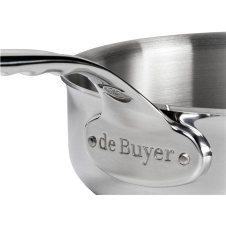 De Buyer Affinity casseruola inox con coperchio 16 cm