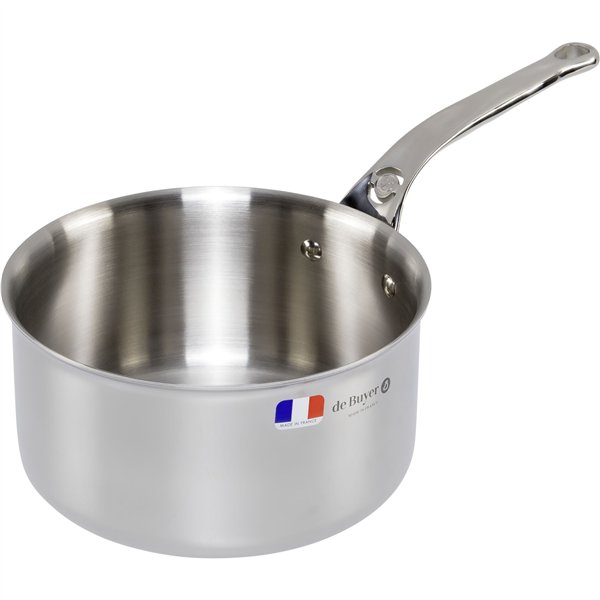 De Buyer Affinity casseruola inox con coperchio 20 cm