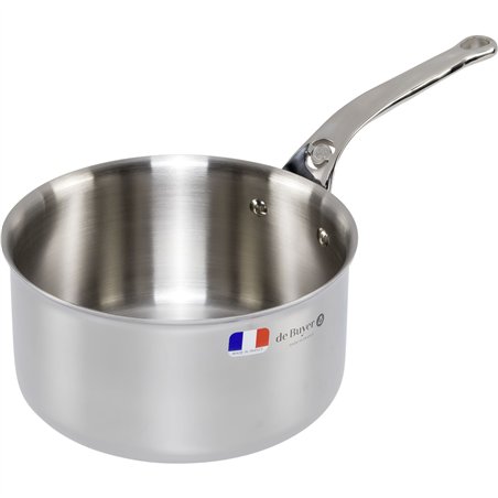 De Buyer Affinity casseruola inox con coperchio 20 cm