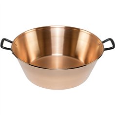 De Buyer inocuivre pentola per marmell.rame lisc. 38cm 9 litri