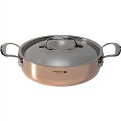 De Buyer Prima Matera pentola rame/inox bassa 24cm induz.