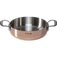 De Buyer Prima Matera pentola rame/inox bassa 24cm induz. 2