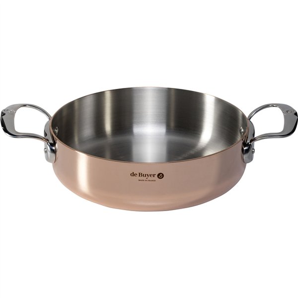 De Buyer Prima Matera pentola rame/inox bassa 24cm induz.