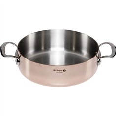 De Buyer Prima Matera pentola rame/inox bassa 28cm induz. 2