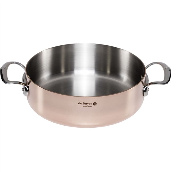 De Buyer Prima Matera pentola rame/inox bassa 28cm induz.