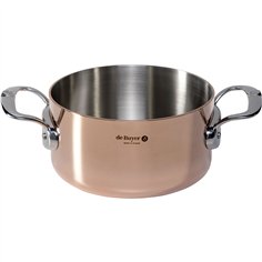 De Buyer Prima Matera pentola arr. rame/inox  16 cm induzione 2