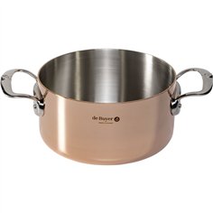 De Buyer Prima Matera pentola arr. rame/inox 20 cm induzione 2