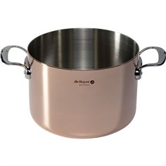 De Buyer Prima Matera pentola rame/inox alta 24cm induzione 2