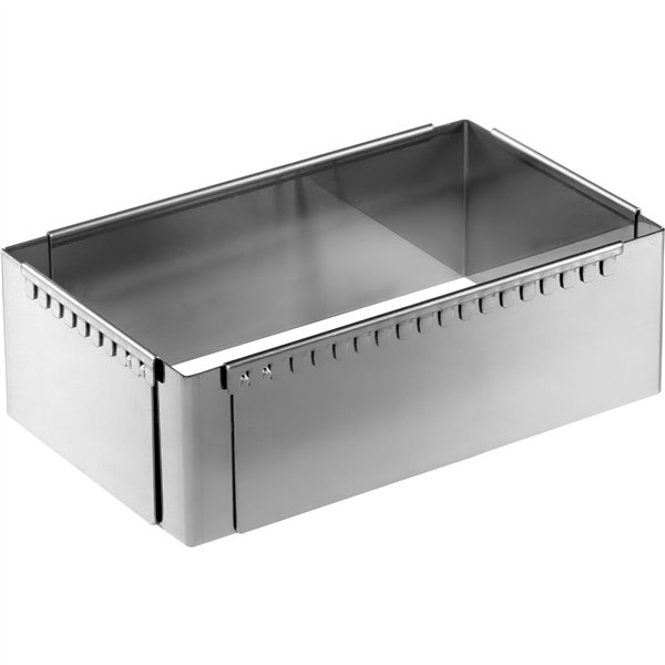 De Buyer cornice per torta inox regolab. 21-40 cm quadrata