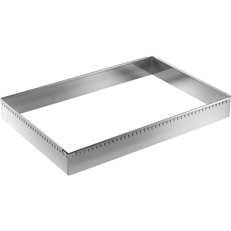 De Buyer cornice per torta inox regol. max 56-84 rettagol.