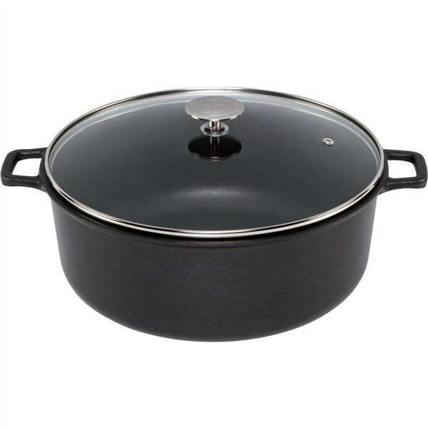 De Buyer Choc Extreme pentola con coperchio vetro 28cm induz.