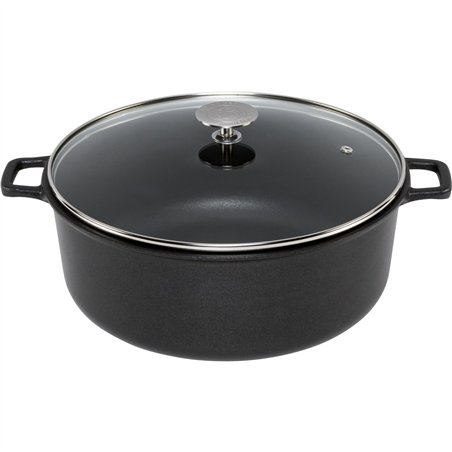 De Buyer Choc Extreme pentola con coperchio vetro 28cm induz.