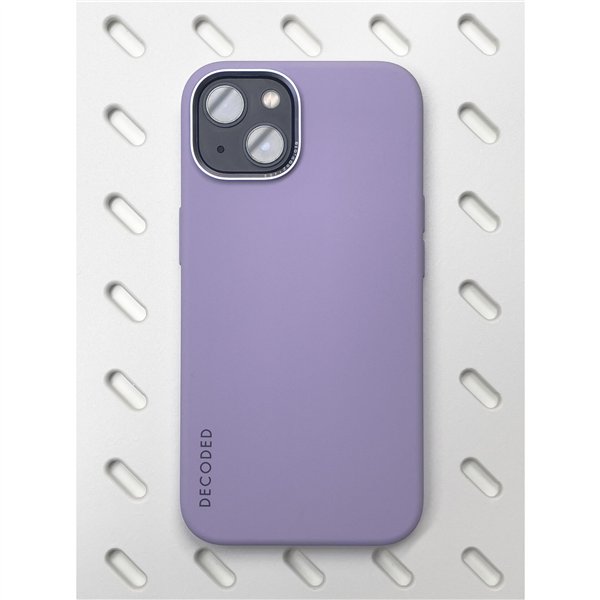Decoded AntiMicrobial Silicone cover post.iPhone 14Plus lavan.