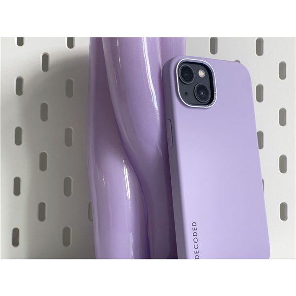 Decoded AntiMicrobial Silicone cover post.iPhone 14Plus lavan.