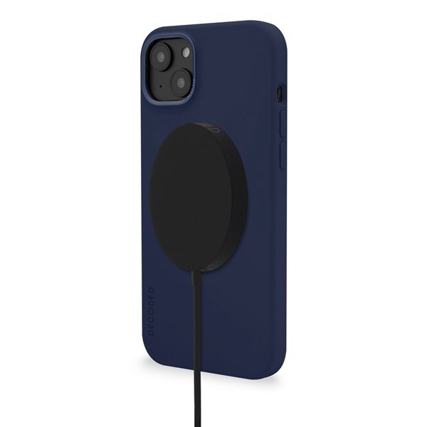 Decoded AntiMicrobial Silicone cover post.iP 14 Plus Navy Peony