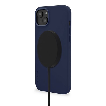 Decoded AntiMicrobial Silicone cover post.iP 14 Plus Navy Peony