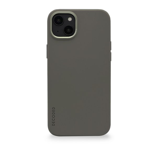 Decoded AntiMicrobial Silicone cover post.iPhone 14 Plus Olive