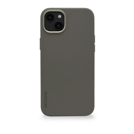 Decoded AntiMicrobial Silicone cover post.iPhone 14 Plus Olive