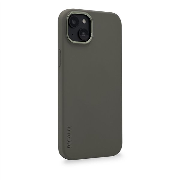 Decoded AntiMicrobial Silicone cover post.iPhone 14 Plus Olive