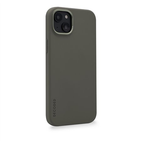 Decoded AntiMicrobial Silicone cover post.iPhone 14 Plus Olive