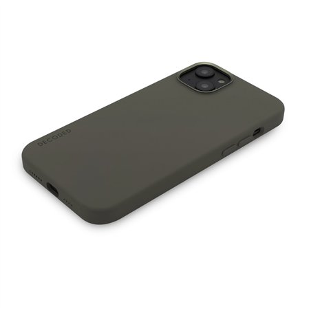 Decoded AntiMicrobial Silicone cover post.iPhone 14 Plus Olive